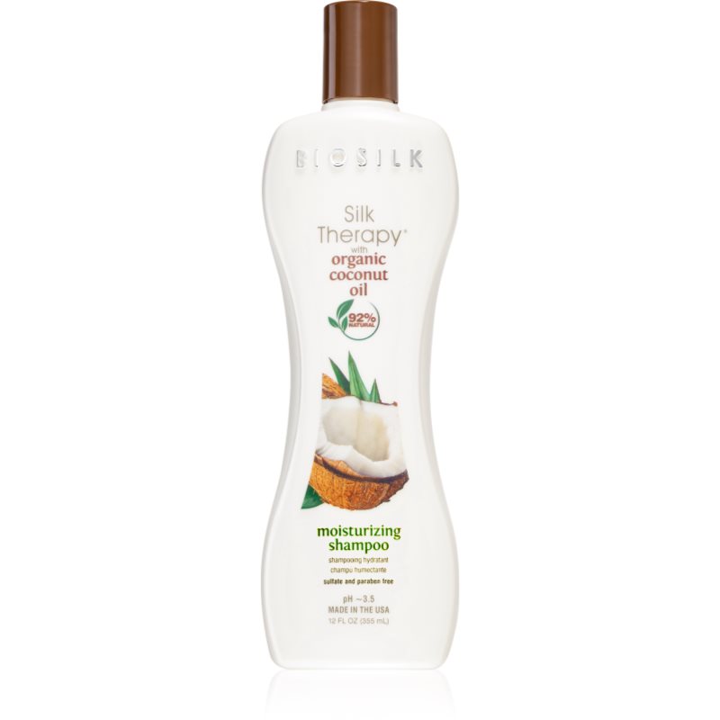 Biosilk Silk Therapy Natural Coconut Oil hydratační šampon s kokosovým olejem 355 ml - parfo.cz