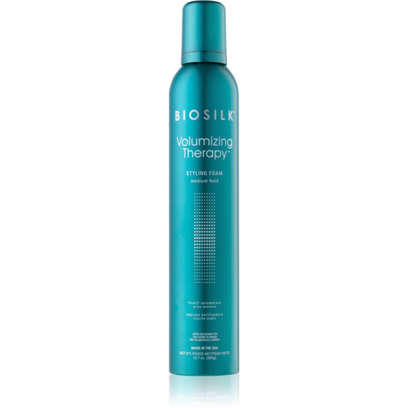 Biosilk Volumizing Therapy Styling Foam pěna na vlasy střední zpevnění 360 g - parfo.cz