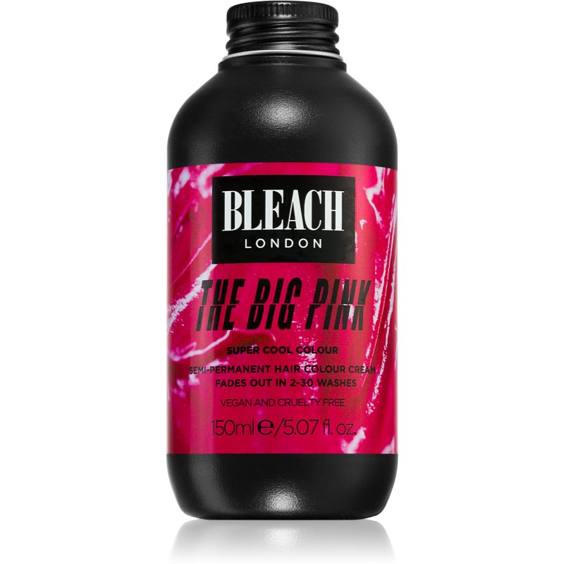 Bleach London Super Cool semi-permanentní barva na vlasy odstín The Big Pink 150 ml - parfo.cz