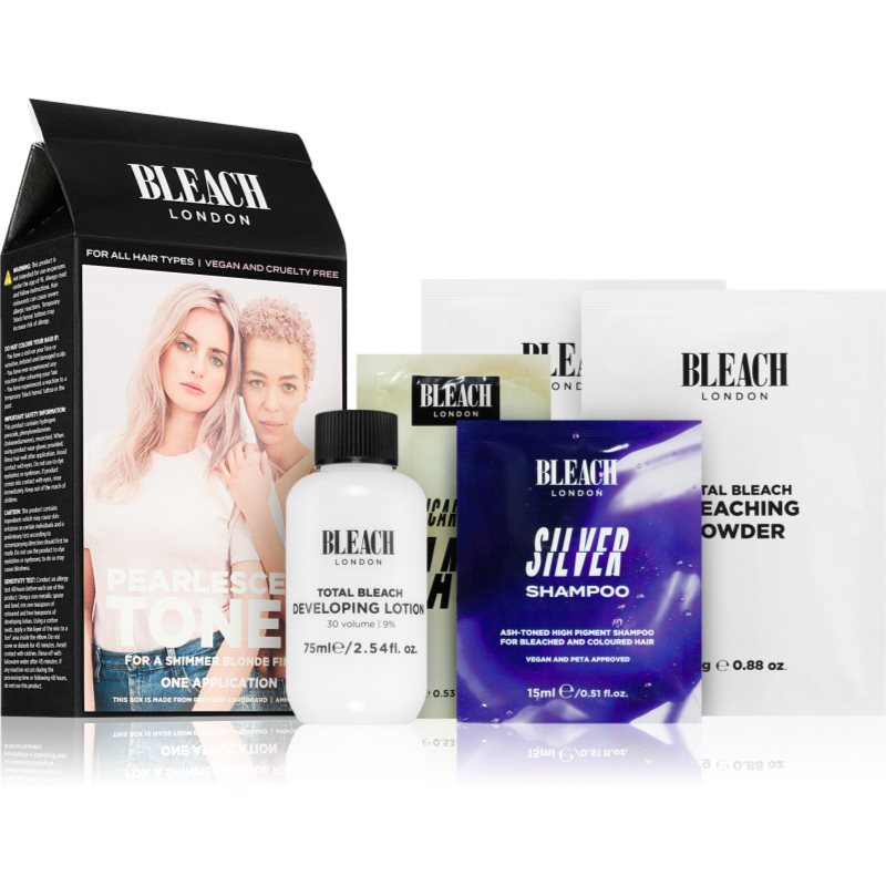 Bleach London Toner Kit semi-permanentní barva na vlasy pro blond vlasy odstín Pearlescent 1 ks - parfo.cz