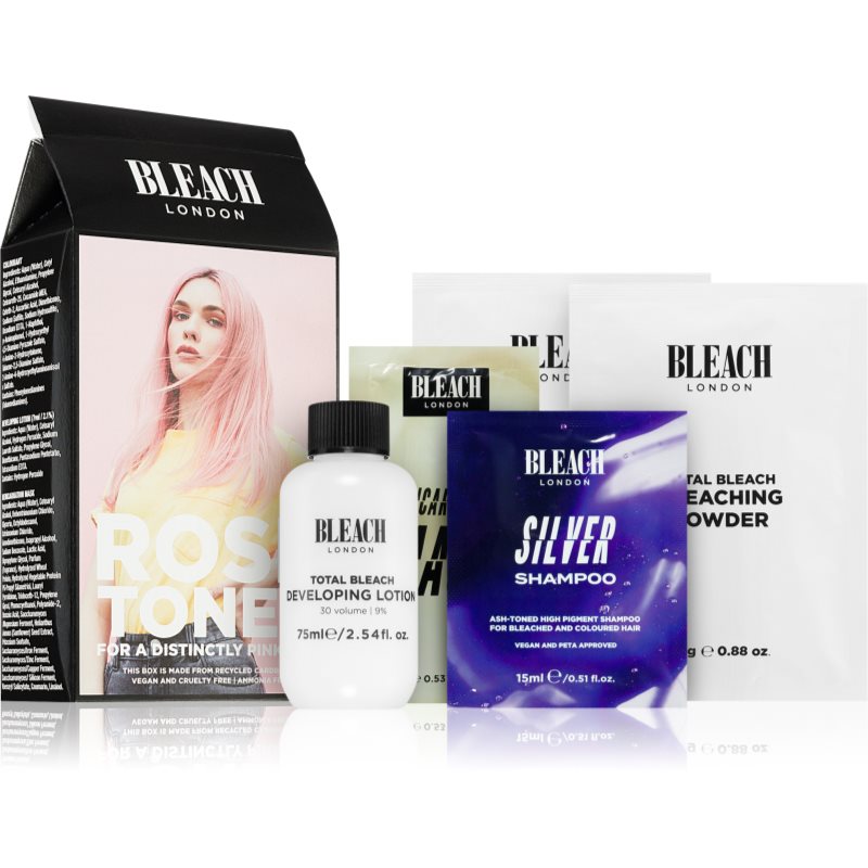 Bleach London Toner Kit semi-permanentní barva na vlasy pro blond vlasy odstín Rosé 1 ks - parfo.cz