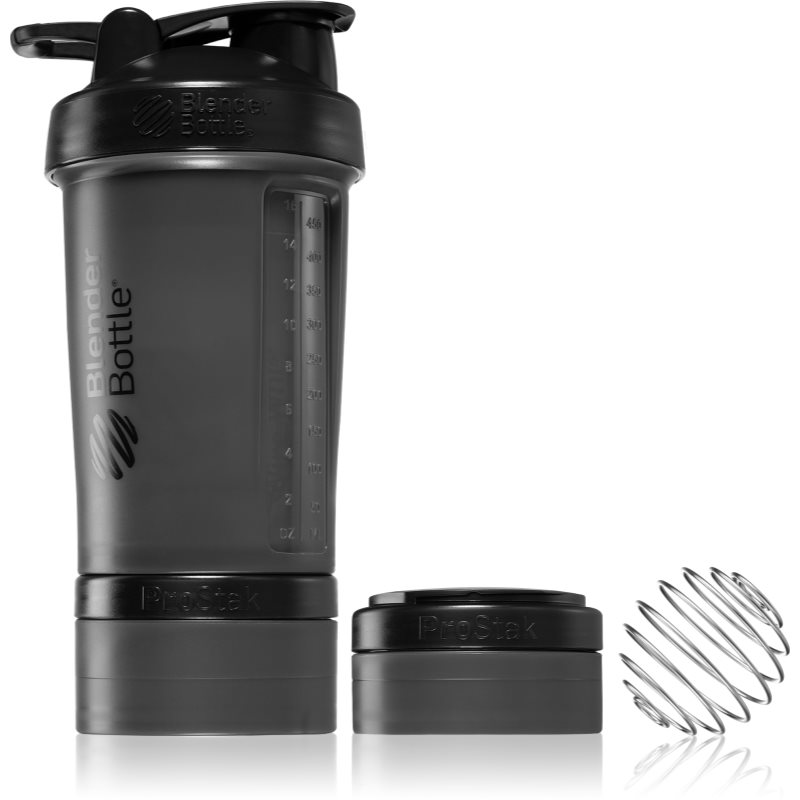 Blender Bottle ProStak Pro sportovní šejkr + zásobník barva Black 650 ml - parfo.cz