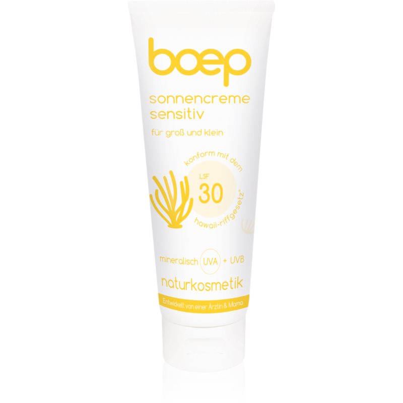 Boep Natural Sun Cream Sensitive opalovací krém pro děti SPF 30 100 ml - parfo.cz
