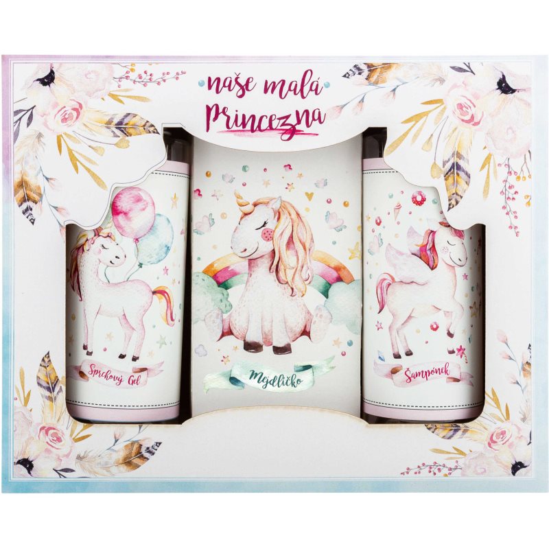 Bohemia Gifts & Cosmetics Unicorn dárková sada do vany pro děti - parfo.cz