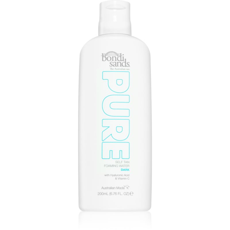Bondi Sands Pure Self Tan Foaming Water Dark samoopalovací pěna s hydratačním účinkem 200 ml - parfo.cz
