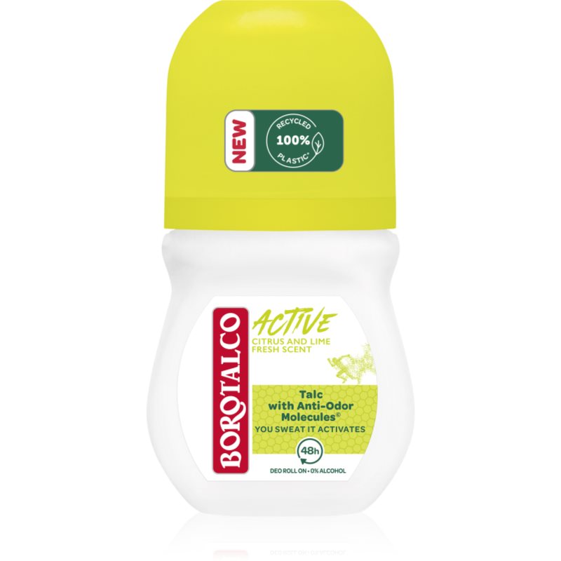 Borotalco Active Citrus & Lime deodorant roll-on 48h 50 ml - parfo.cz