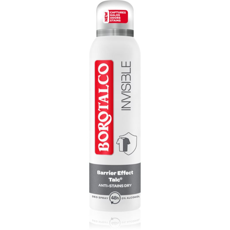 Borotalco Invisible deodorant ve spreji proti nadměrnému pocení 150 ml - parfo.cz