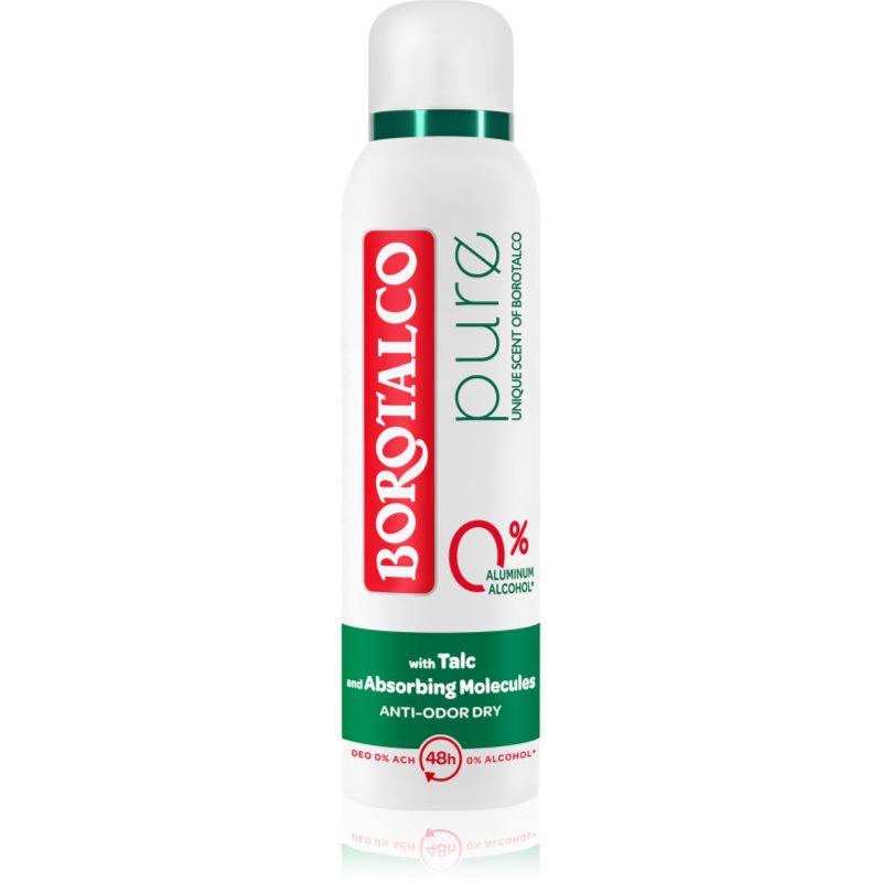 Borotalco Pure Original Freshness deodorant ve spreji bez obsahu hliníku 150 ml - parfo.cz