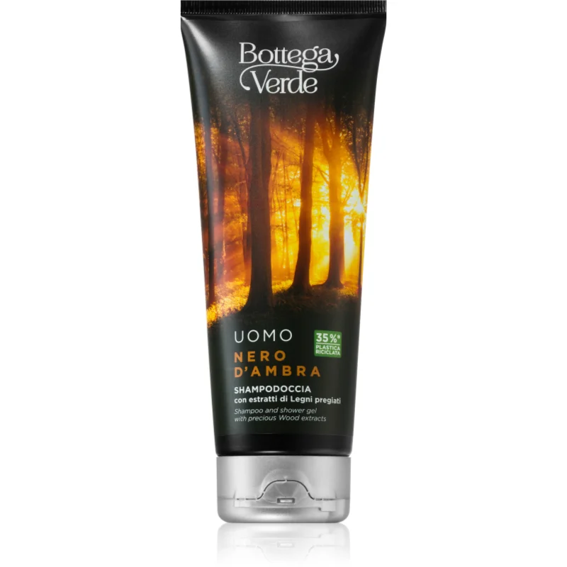 Bottega Verde Black Amber šampon a sprchový gel 2 v 1 200 ml - parfo.cz