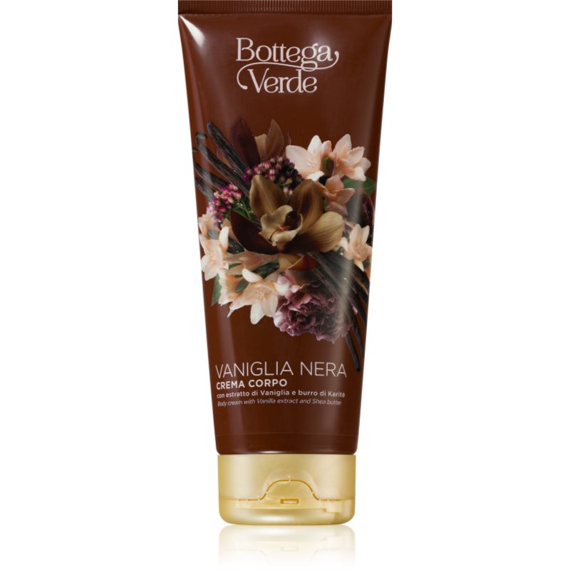 Bottega Verde Black Vanilla jemný tělový krém s bambuckým máslem 200 ml - parfo.cz