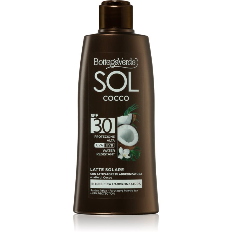 Bottega Verde Sol Cocco voděodolné mléko na opalování SPF 30 200 ml - parfo.cz