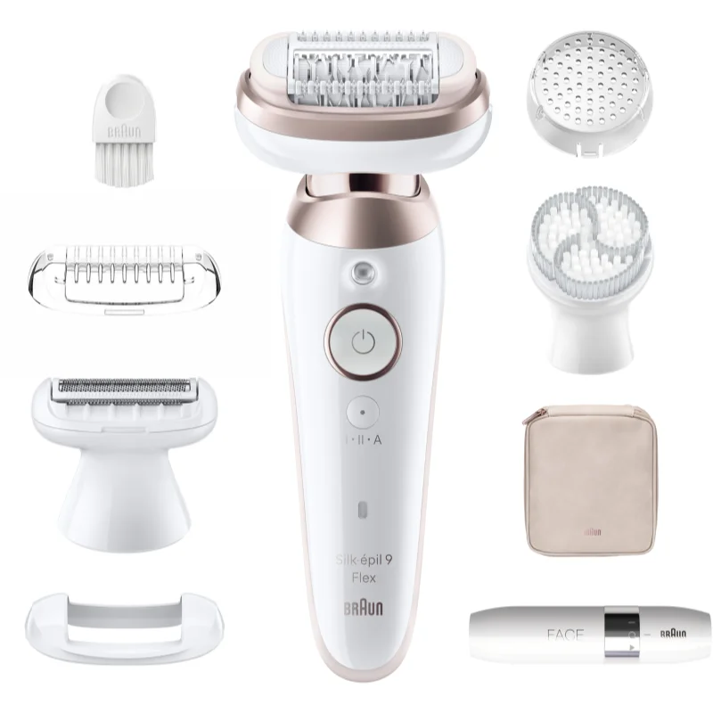 Braun Silk-épil 9 9360 Flex epilátor s plně flexibilní hlavou na nohy