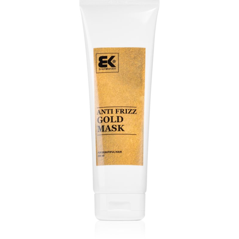 Brazil Keratin Gold Anti Frizz Mask keratinová regenerační maska pro poškozené vlasy 300 ml - parfo.cz