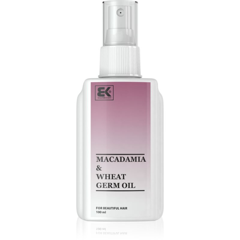 Brazil Keratin Macadamia & Wheat Germ Oil olej na vlasy a tělo 100 ml - parfo.cz