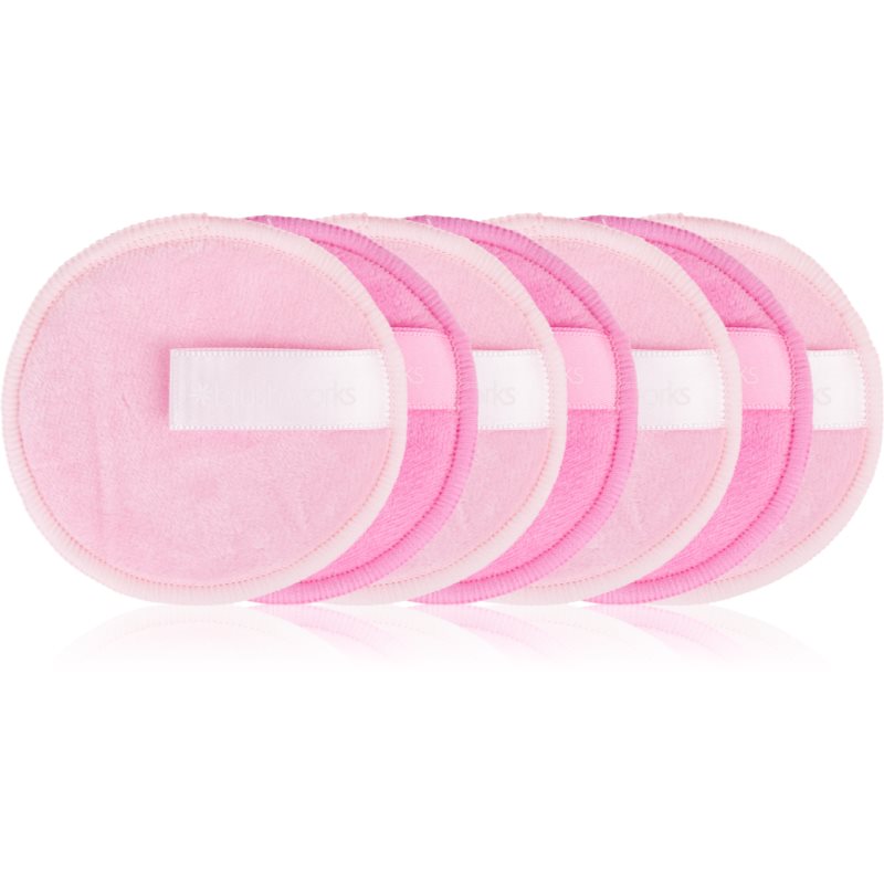 Brushworks Reusable Microfibre Cleansing Pads pratelné odličovací tampony z mikrovlákna - parfo.cz