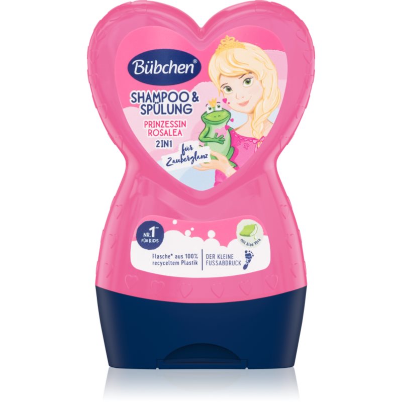 Bübchen Kids Princess Rosalea šampon a kondicionér 2 v 1 230 ml - parfo.cz