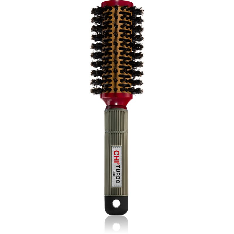 CHI Turbo Ceramic Round Boar Medium Brush středně velký kulatý kartáč proti krepatění 1 ks - parfo.cz