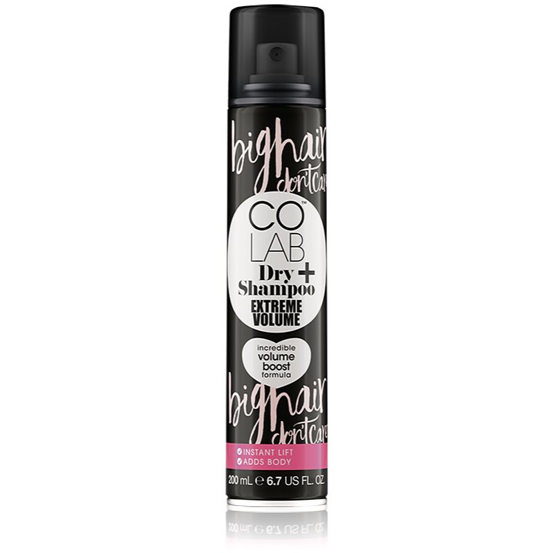 COLAB Extreme Volume suchý šampon pro zvětšení objemu vlasů s extra silnou fixací 200 ml - parfo.cz