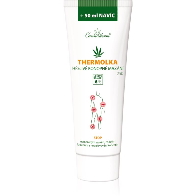 Cannaderm Thermolka hřejivé mazání masážní krém s hřejivým účinkem 250 ml - parfo.cz