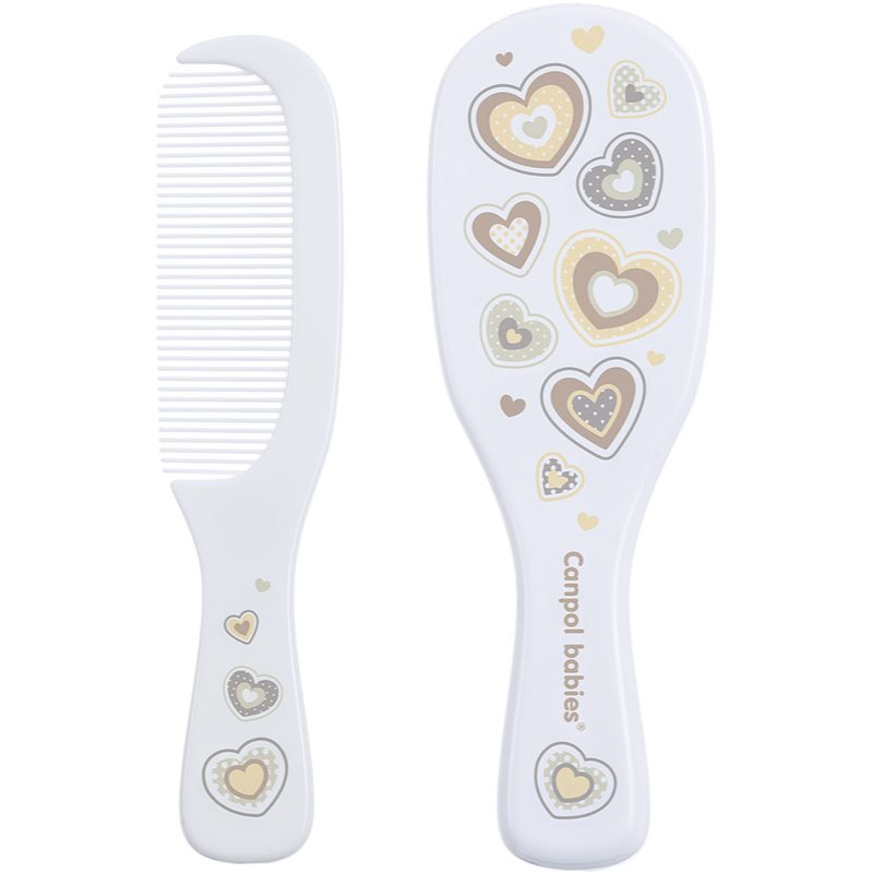 Canpol babies Newborn Baby sada na vlasy Beige - parfo.cz