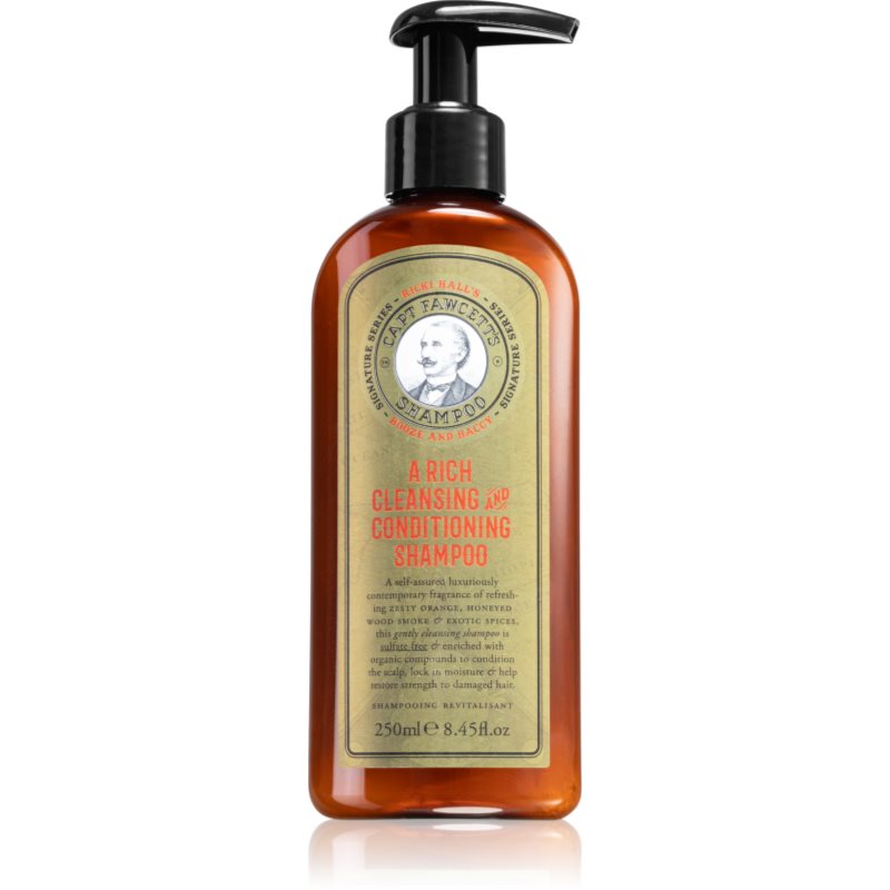 Captain Fawcett Shampoo Ricki Halls's Booze & Baccy čisticí šampon pro muže 250 ml - parfo.cz