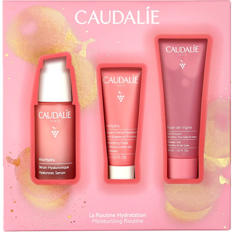 Caudalie Moisturizing Routine Set dárková sada na obličej a tělo - parfo.cz