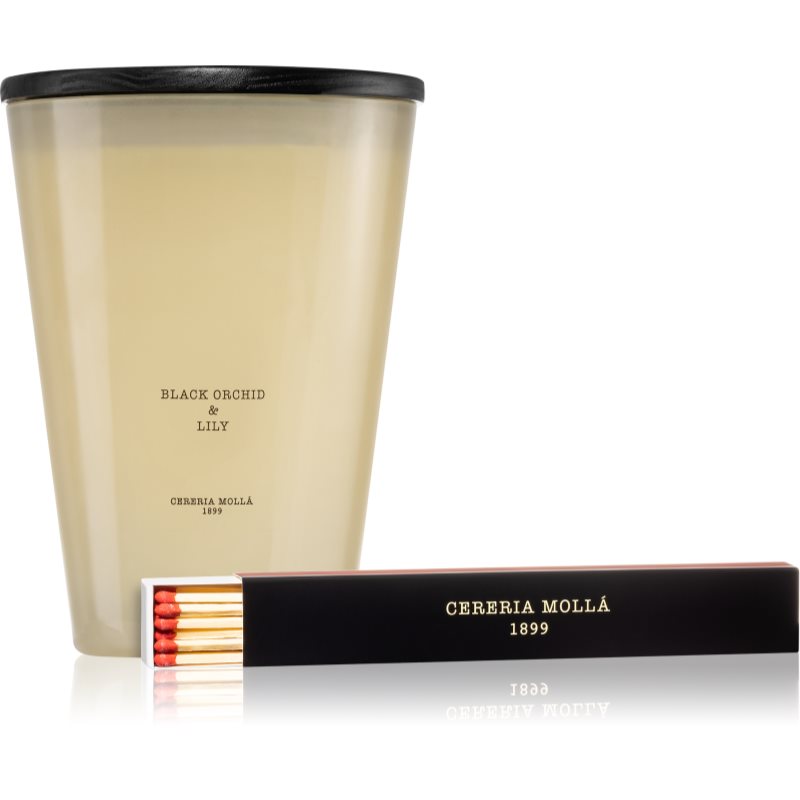 Cereria Mollá Boutique Black Orchid & Lily vonná svíčka 3500 g - parfo.cz
