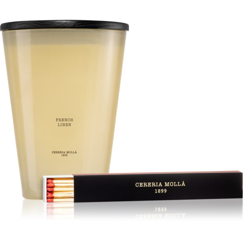 Cereria Mollá Boutique French Linen vonná svíčka 3500 g - parfo.cz