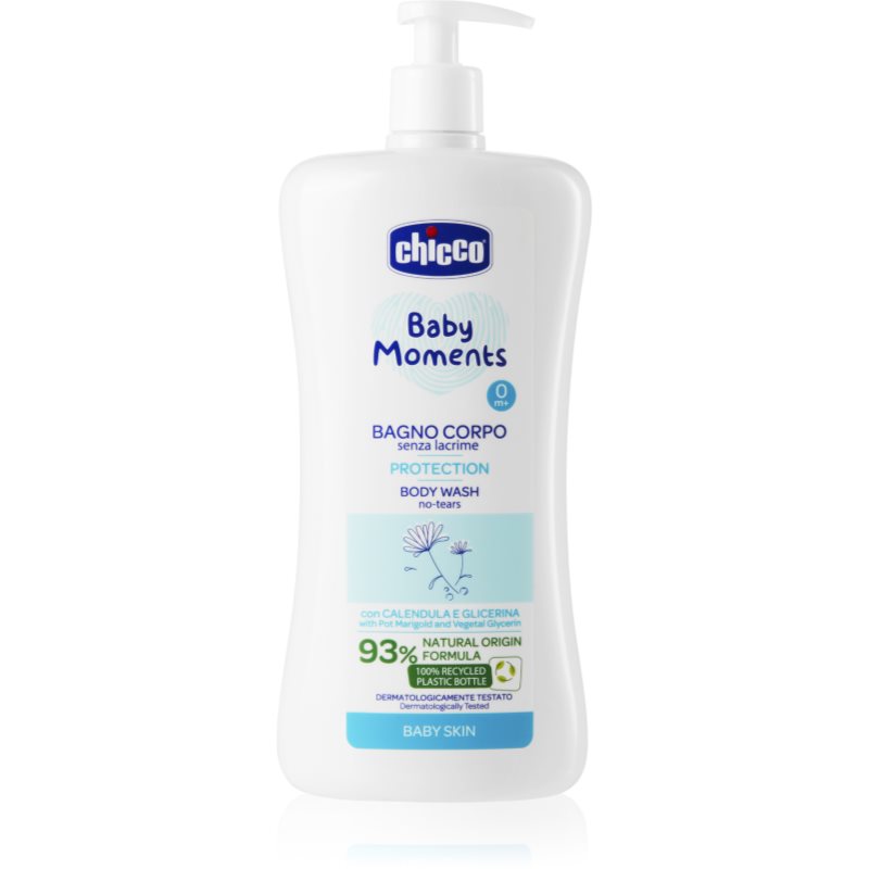 Chicco Baby Moments Protection šampon na celé tělo pro děti od narození 0 m+ 750 ml - parfo.cz