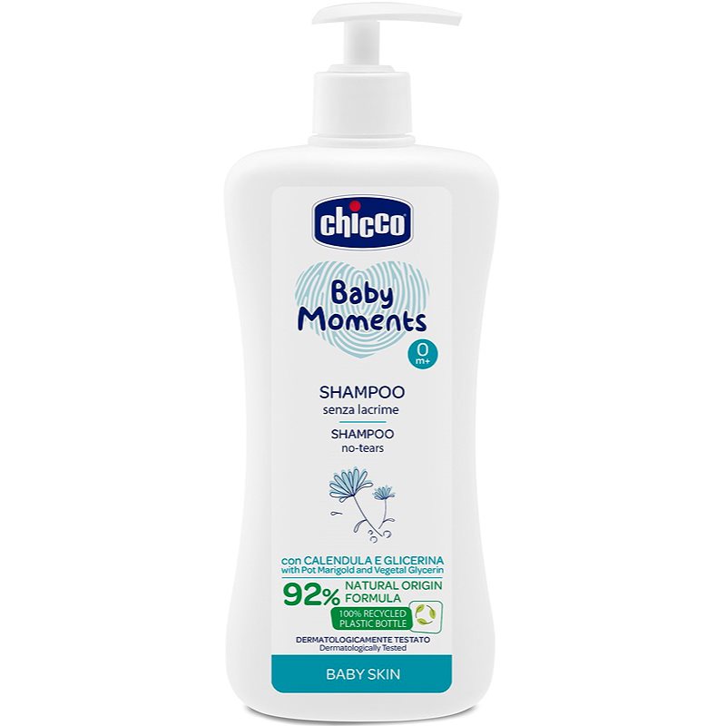 Chicco Baby Moments dětský šampon na vlasy 500 ml - parfo.cz