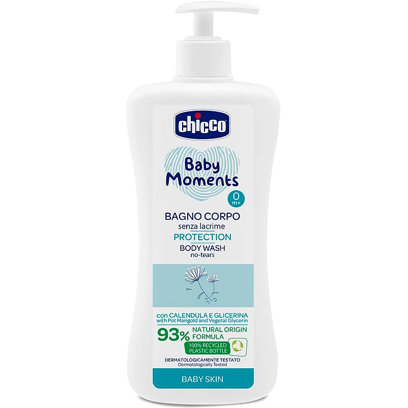 Chicco Baby Moments šampon na celé tělo pro děti 500 ml - parfo.cz