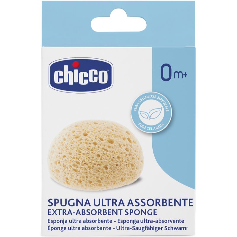 Chicco Extra-Absorbent Sponge dětská mycí houba 0m+ 1 ks - parfo.cz