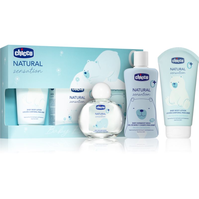 Chicco Natural Sensation Baby Essential dárková sada pro děti od narození 0+ - parfo.cz
