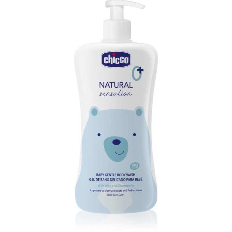 Chicco Natural Sensation Baby jemný mycí gel pro děti od narození 0+ 500 ml - parfo.cz