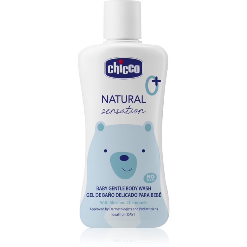 Chicco Natural Sensation Baby jemný mycí gel pro děti od narození 200 ml - parfo.cz