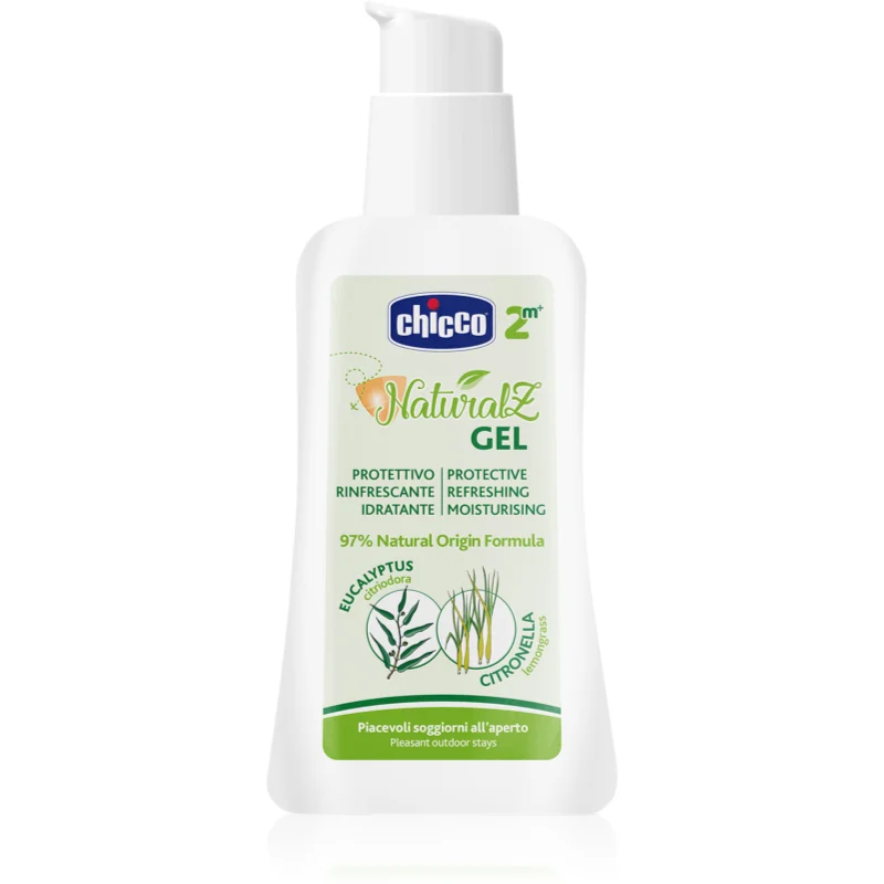 Chicco NaturalZ Protective & Refreshing Gel ochranný gel proti komárům 2 m+ 60 ml - parfo.cz