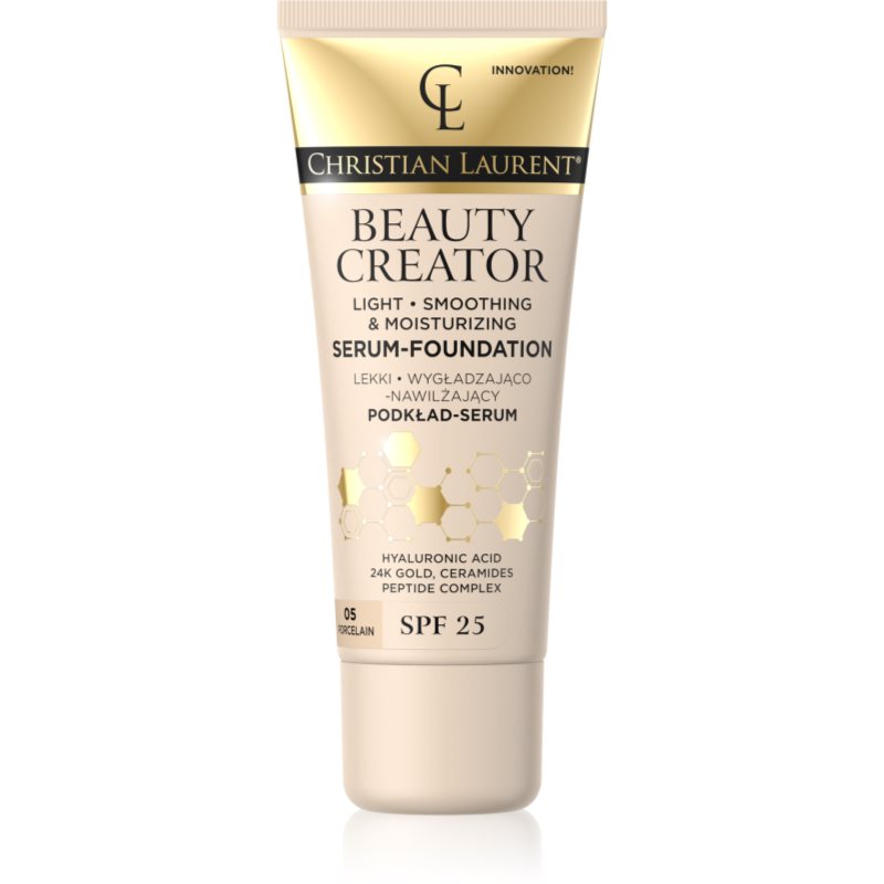 Christian Laurent Beauty Creator lehký hydratační make-up SPF 25 odstín 05 Porcelain 30 ml - parfo.cz