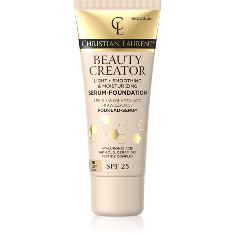 Christian Laurent Beauty Creator lehký hydratační make-up SPF 25 odstín 10 Light Beige 30 ml - parfo.cz