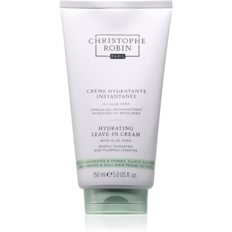 Christophe Robin Hydrating Leave in cream krém na vlasy pro lesk suchých a křehkých vlasů 150 ml - parfo.cz