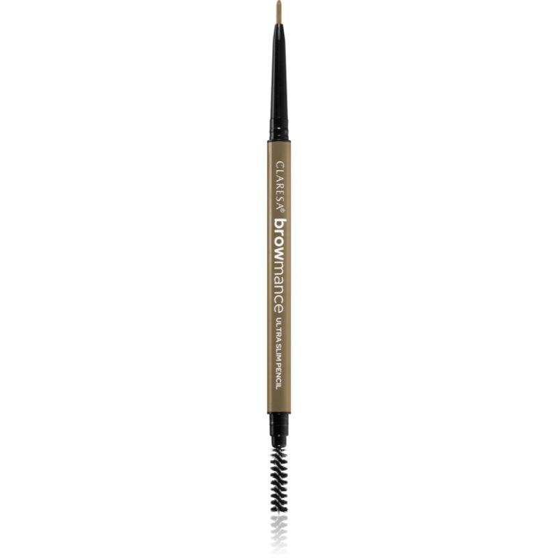 Claresa Browmance precizní tužka na obočí s kartáčkem odstín 02 Medium Brown 0