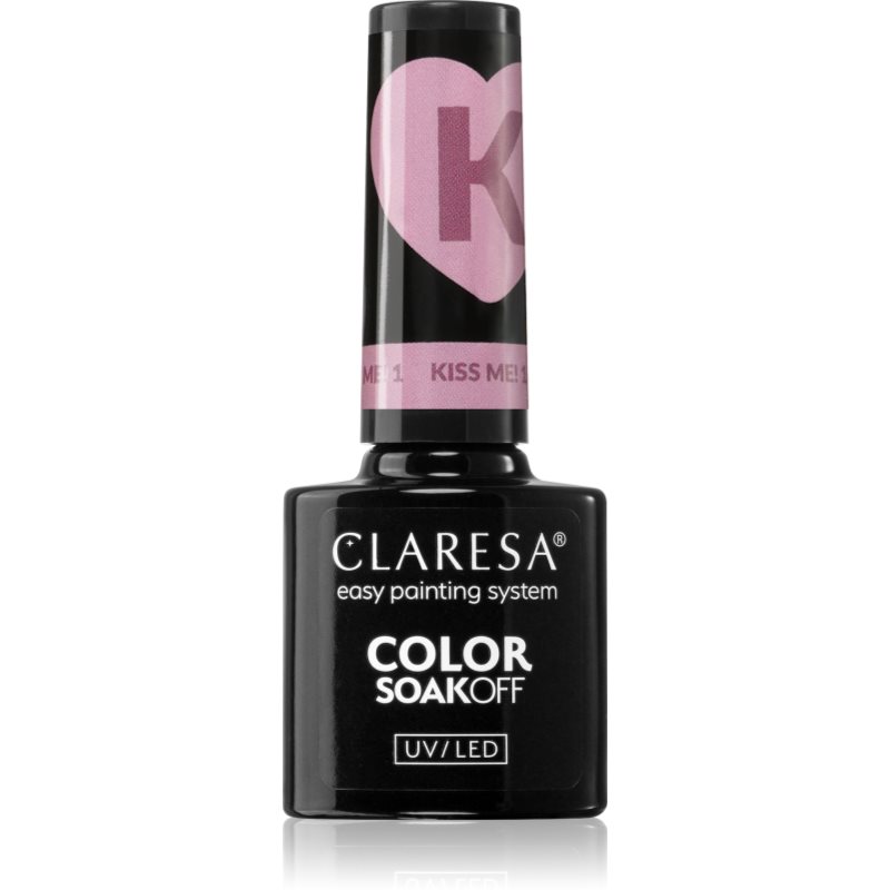 Claresa SoakOff UV/LED Color Kiss Me gelový lak na nehty odstín KISS ME 1 5 g - parfo.cz