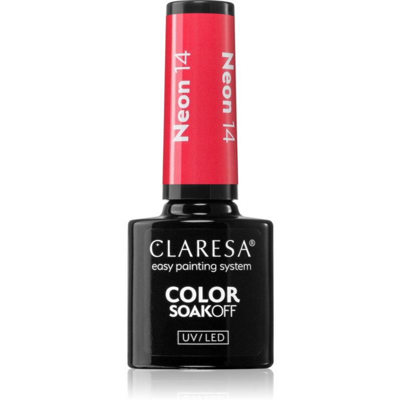 Claresa SoakOff UV/LED Color Neon gelový lak na nehty odstín NEON 14 5 g - parfo.cz