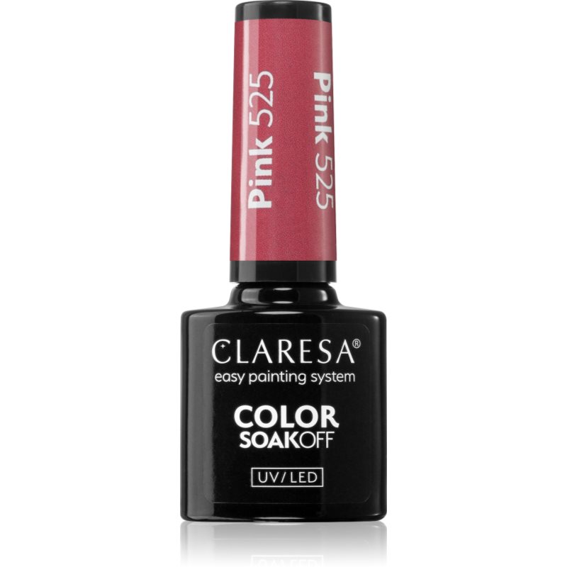 Claresa SoakOff UV/LED Color Savanna Vibes gelový lak na nehty odstín Pink 525 5 g - parfo.cz