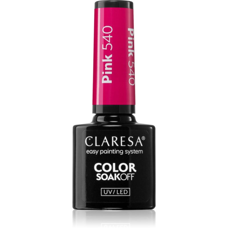 Claresa SoakOff UV/LED Color Sunny Garden gelový lak na nehty odstín PINK 540 5 g - parfo.cz