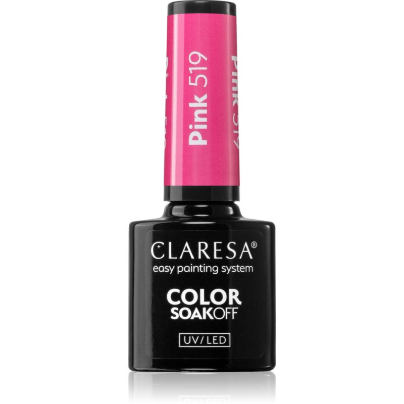 Claresa SoakOff UV/LED Color Sunny Garden gelový lak na nehty odstín Pink 519 5 g - parfo.cz
