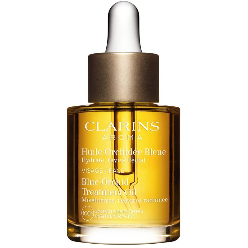 Clarins Blue Orchid Treatment Oil antioxidační pleťový olej na den a noc s hydratačním účinkem 30 ml - parfo.cz