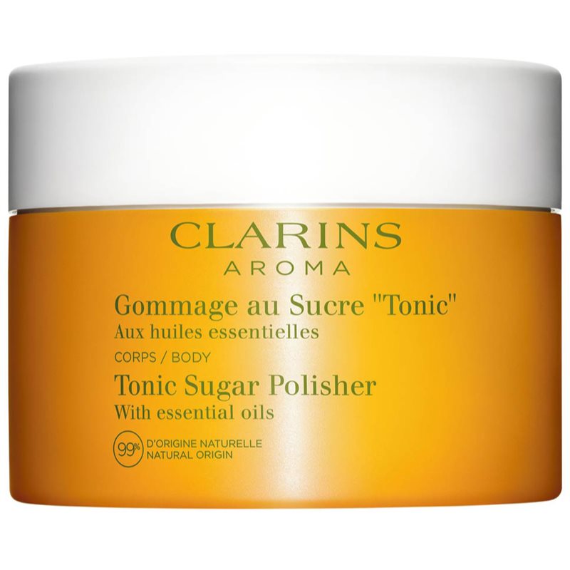 Clarins Tonic Sugar Polisher rozjasňující peeling s revitalizačním účinkem 250 g - parfo.cz
