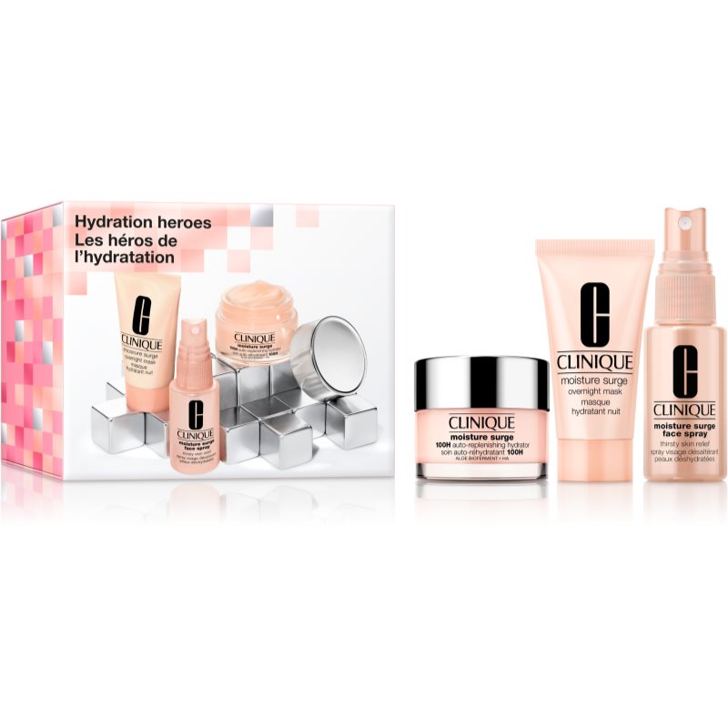 Clinique Holiday Moisture Surge Set dárková sada pro rozjasnění a hydrataci - parfo.cz