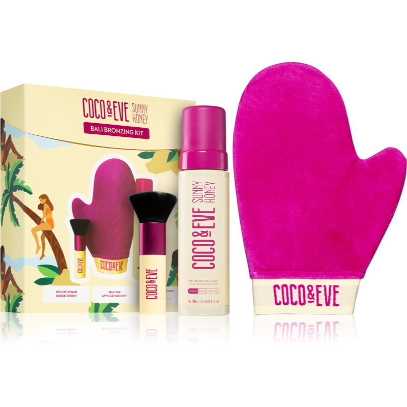 Coco & Eve Sunny Honey Bali Bronzing Kit sada pro dokonalé opálení Medium - parfo.cz