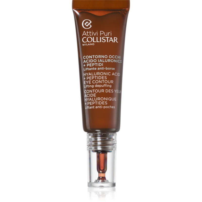 Collistar Attivi Puri Hyaluronic Acid + Peptides liftingové sérum na oční okolí 15 ml - parfo.cz